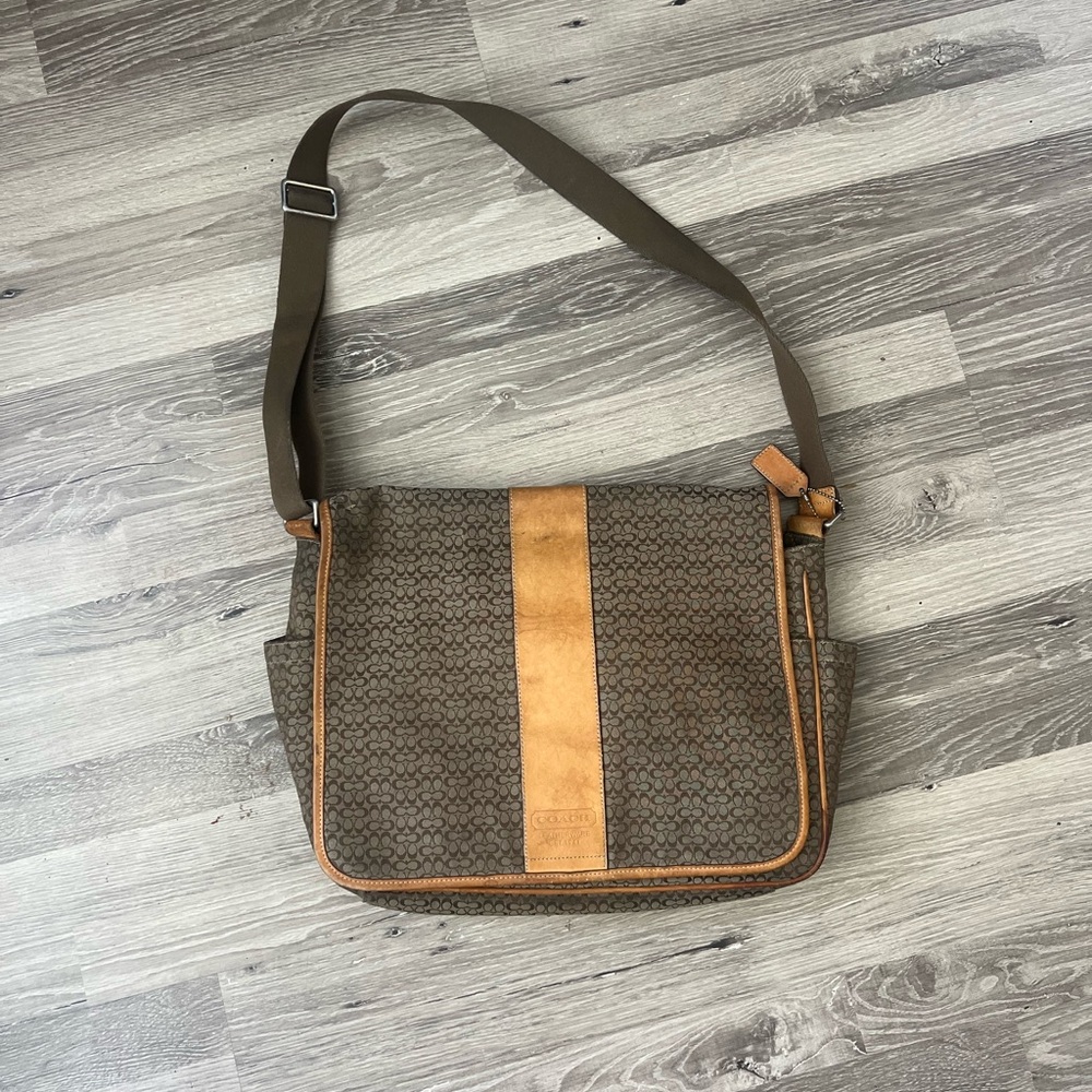 Coach diaper or laptop bag